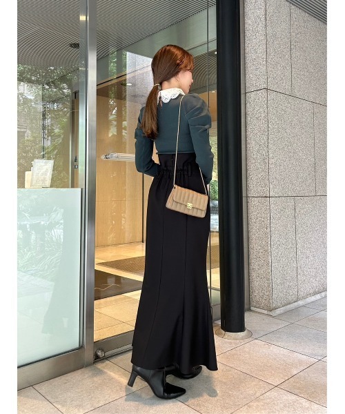 SNIDEL（スナイデル）の「Sustainableエンブロイダリーカラーニット