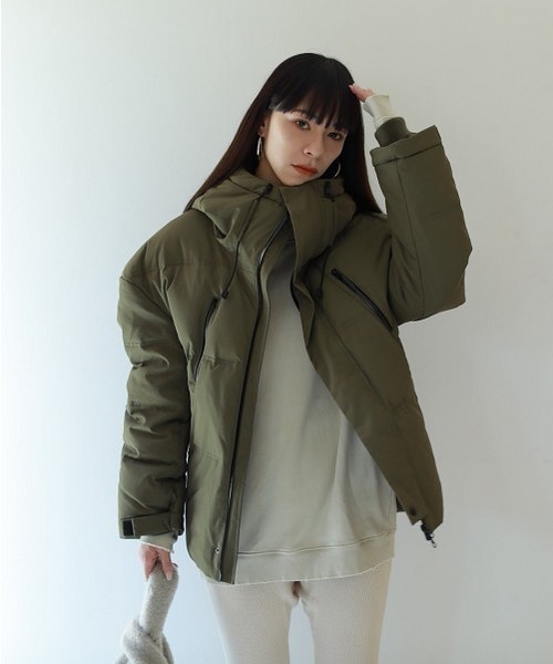 TODAYFUL（トゥデイフル）の「フーディーダウンジャケット（ダウン