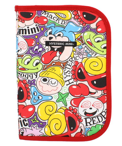HYSTERIC MINI（ヒステリックミニ）の「EASY FUN 総柄 マルチケース(L