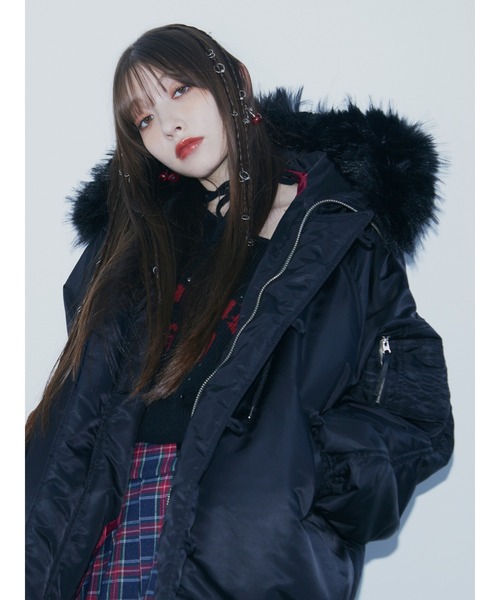 セール】ルーズN-2Bブルゾン ファーフード付き（ブルゾン）｜jouetie