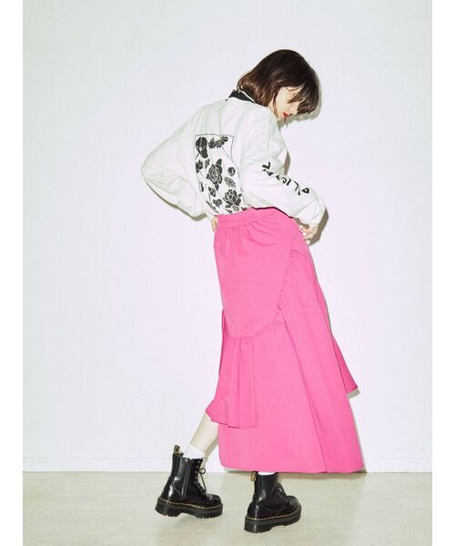 jouetie（ジュエティ）の「タイプライターティアードスカート