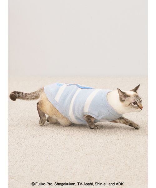 ドラえもん】【CAT&DOG】ジャガードプルオーバー（ペットウェア