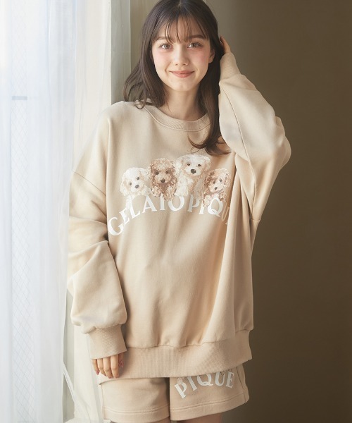 gelato pique（ジェラートピケ）の「【限定カラーあり】トイプードル裏