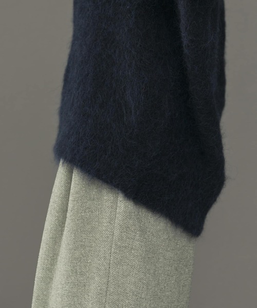 セール】アルパカ混Vネックヘアリーニット（ニット/セーター）｜URBAN