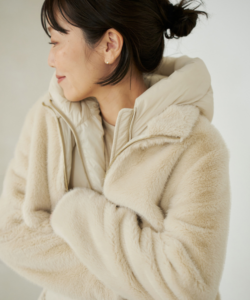 plage（プラージュ）の「DUNO / デュノ 別注 FRAKE コート（ダウン