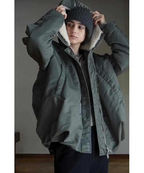 CLANE（クラネ）の「CLANE/クラネ/BALLOON DESIGN HOODED N3B