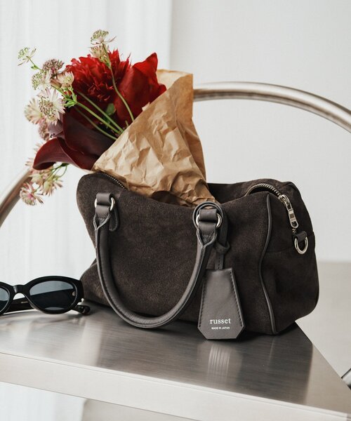 russet（ラシット）の「スエード2WAYミニボストンバッグ（ボストン