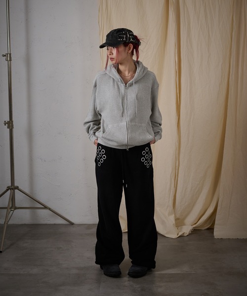 セール】WAFFLE STUDS ZIP HOODIE（パーカー）｜FTW（エフティ