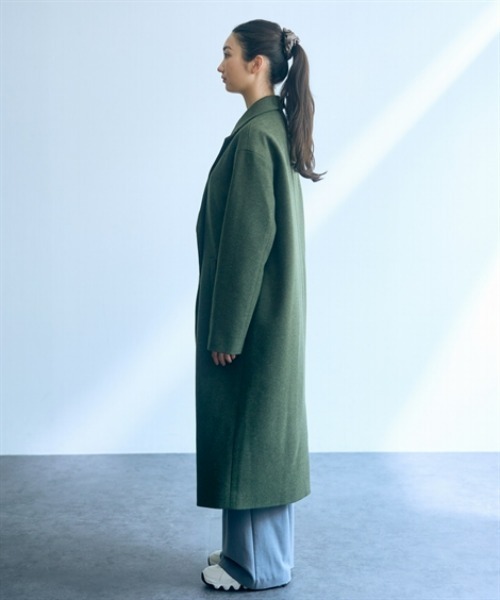 高身長 チェスターロングコート（トールサイズ）Essenave（チェスター