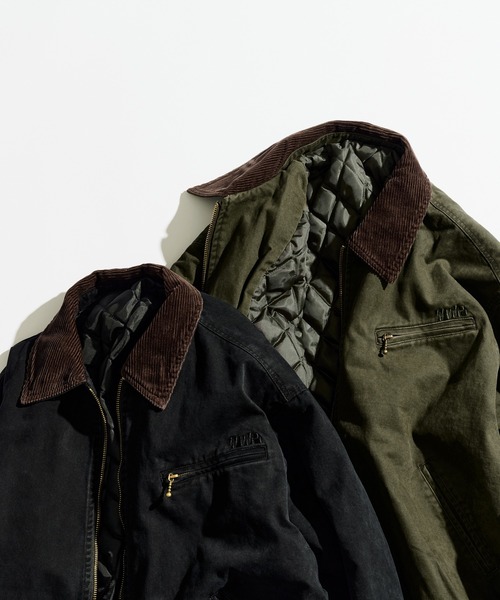 WETTEMPT（ウィテンプト）の「SULFUR DYED QUILTED TWILL BLOUSON