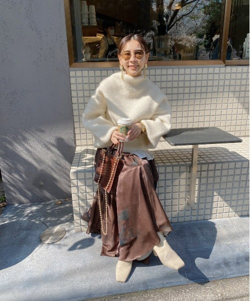 Ameri（アメリ）の「MILD ROUND KNIT（ニット/セーター）」 - WEAR
