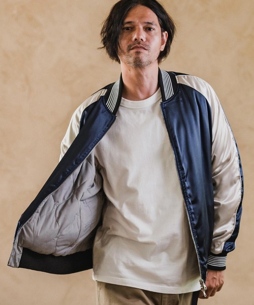 mj11134-Different Design Reversible Jacket リバーシブルジャケット