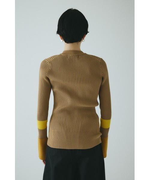 セール】Henley neck knit tops ヘンリーネックニットトップス（ニット