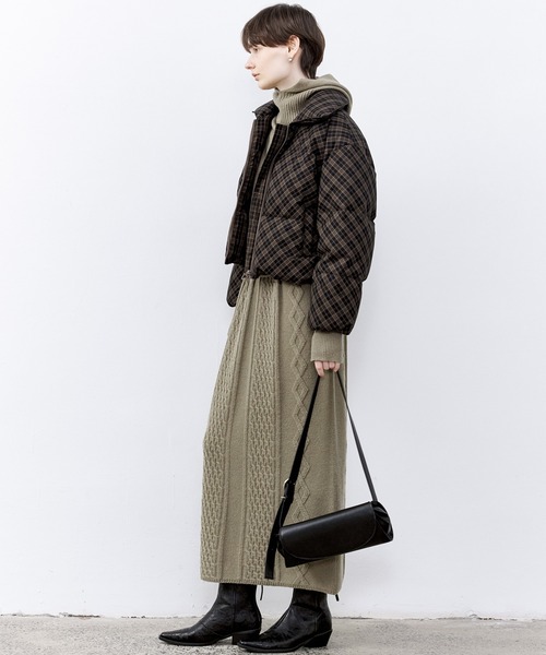 tageechita（タジチタ）の「「tageechita」チェック柄 ショートダウン