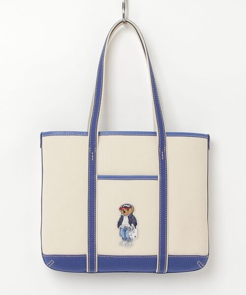 Polo ベア キャンバス スモール ショッパー トート（トートバッグ