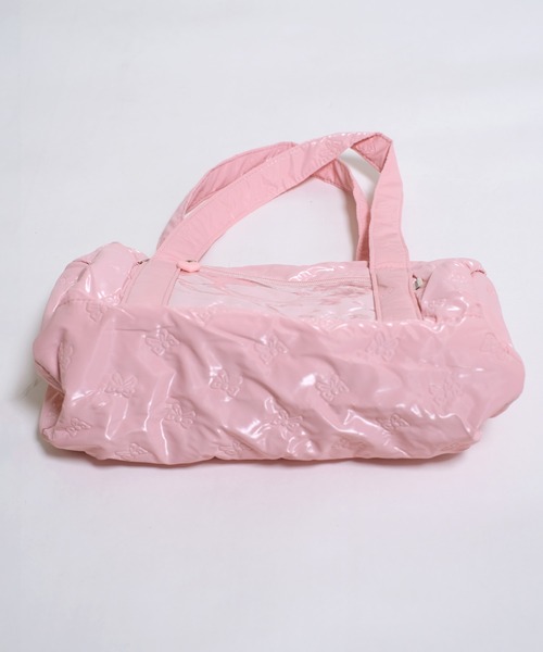 セール】痛バ 痛バッグ 推し活 リボンキルティング クリアポケット付き