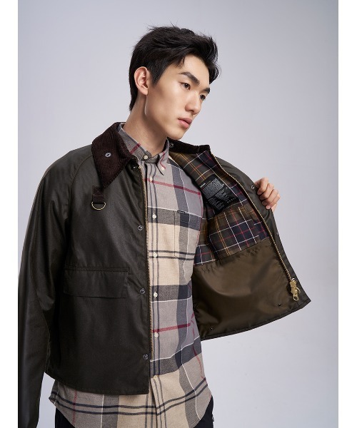 SPEY / スペイ】ワックス ショート ジャケット（ブルゾン）｜Barbour