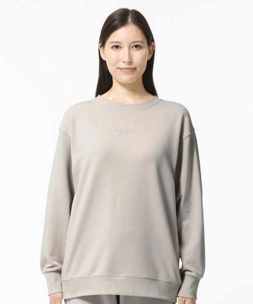 BAKUNE スウェット ウィメンズ ロングスリーブ クルーネック（ルーム