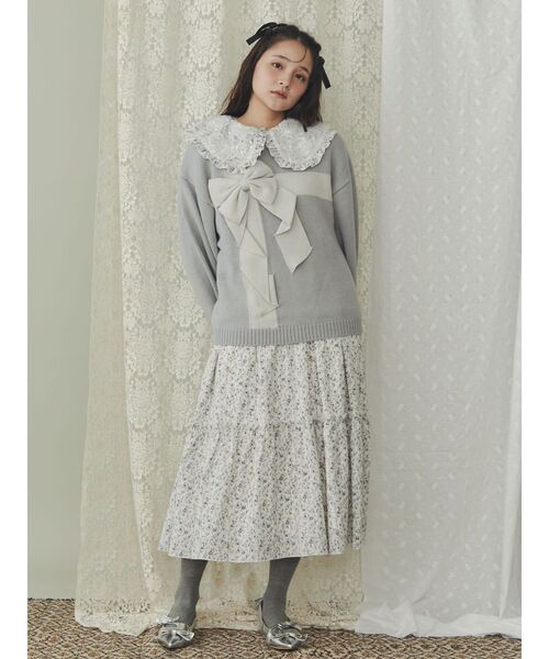 merry jenny（メリージェニー）の「プレゼントリボンニット（ニット