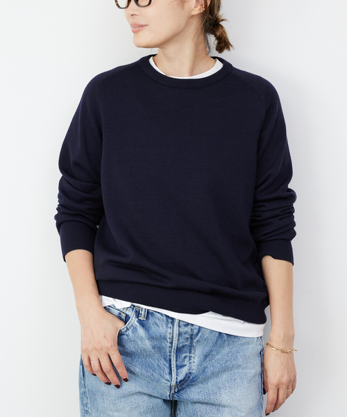 WISH クルーネック プルオーバー（ニット/セーター）｜Deuxieme Classe