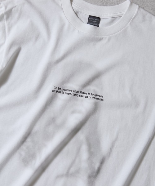 SMOKE T-SHIRT / スモークプリント ヒューマンアート グラフィックT