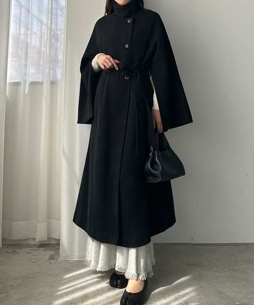 セール】【選べる2素材 ウールライク／ヘリンボーンシャギー】2way