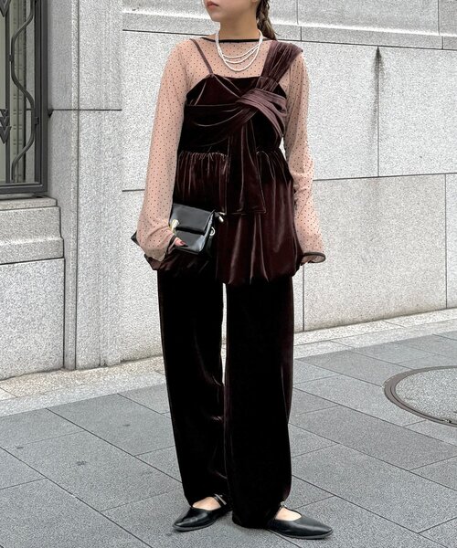 セール】【WEB限定】3点セットベロアセットアップ（ワンピース）｜CPCM