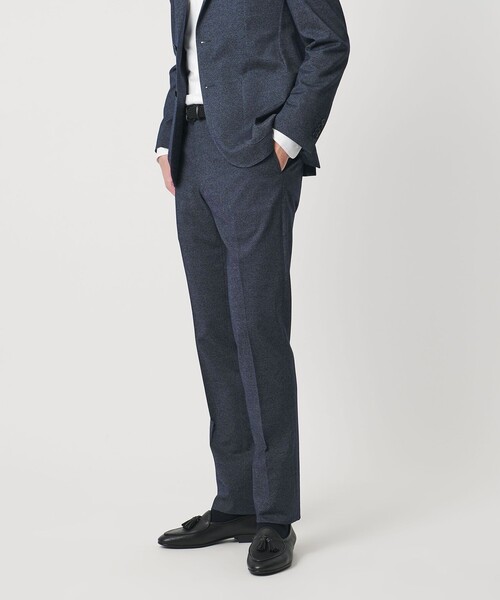 ツイル ノープリーツ スラックス COMFORT EASY-MODEL ストレッチ