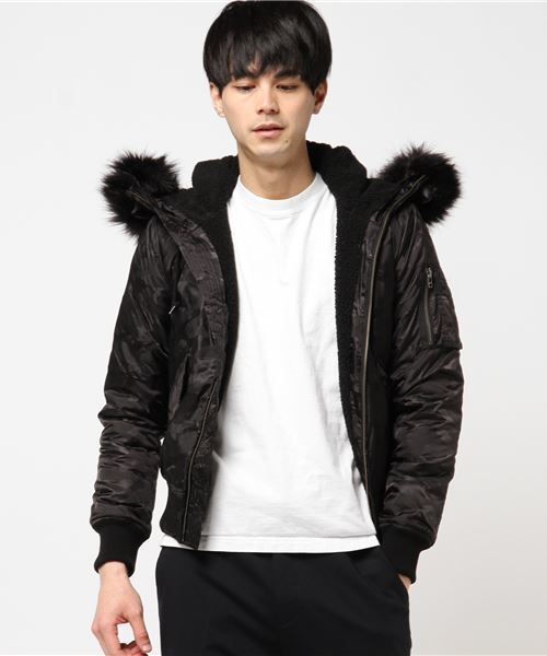 AZUL by moussy（アズールバイマウジー）の「カモフラタフタN-2B