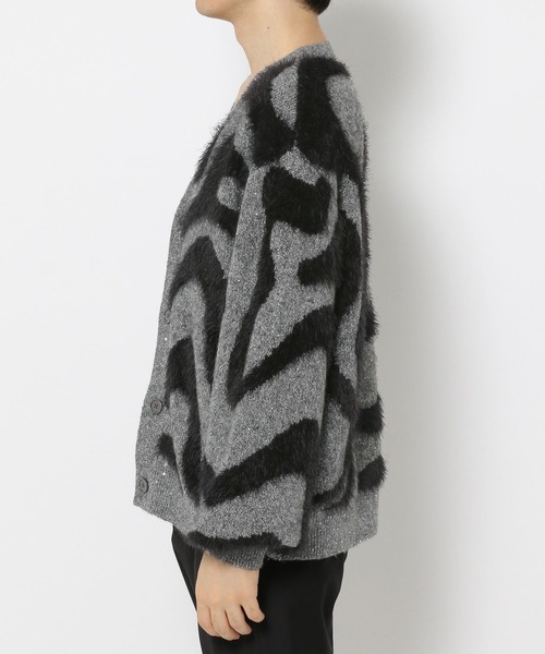 HARE（ハレ）の「イソザイラインスパンコールカーディガン(HARE