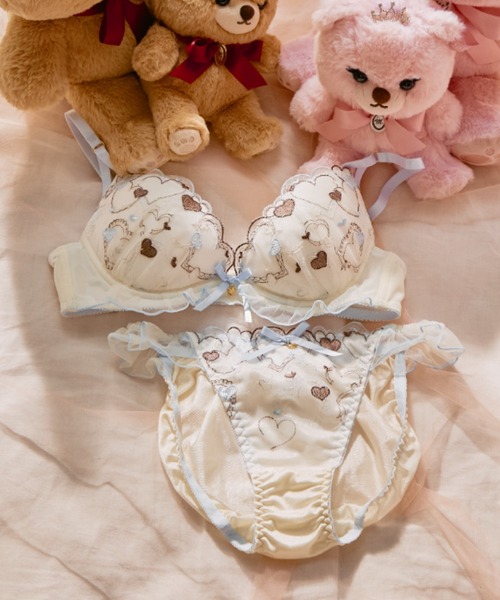 セール】【WEB限定】ハートフルメロディブラジャー＆ショーツセット