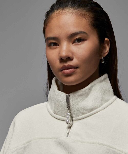 セール】ジョーダン フライト フリース ウィメンズ クォータージップ