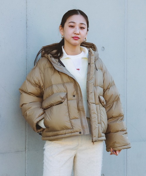 セール】Gymphlex / フード ダウン ジャケット（ダウンジャケット