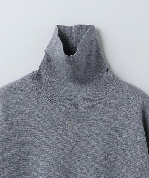 6（ロク）の「＜6(ROKU)＞コットンウール タートルネック ニット