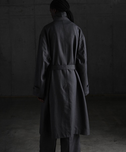 CALLNE（カルネ）の「【CALLNE】 Woolblend Herringbone Staincollar
