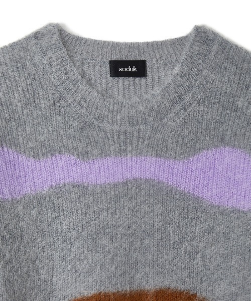 soduk（スドーク）の「drawing knit top（ニット/セーター）」 - WEAR