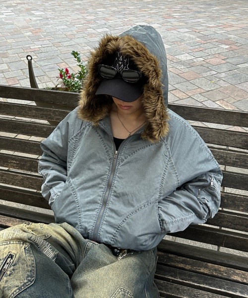 ADAMASTE（アダマスト）の「Vintage Make Short Fur Jacket