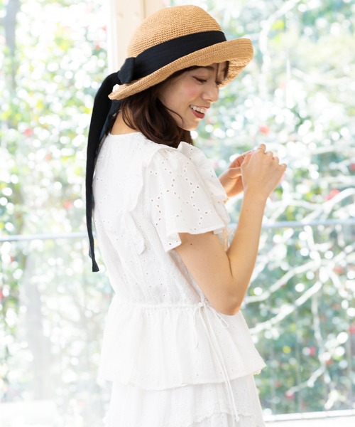 セール】【セットアップ可】サークルレースブラウス（シャツ/ブラウス