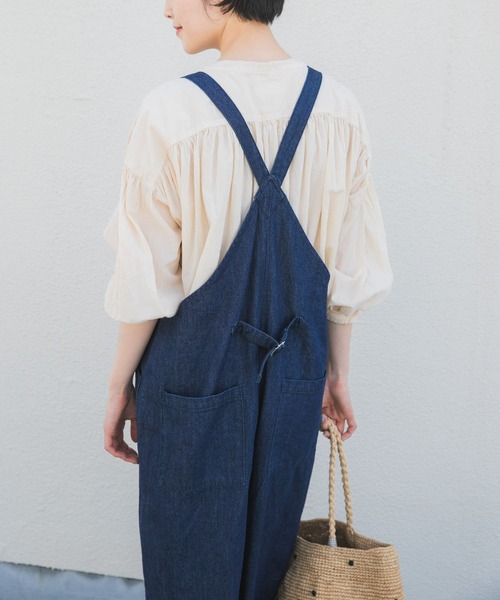 かぐれ（カグレ）の「デニムサロペット（サロペット/オーバーオール