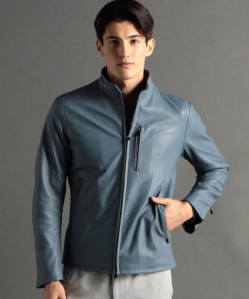 セール】ラムレザー ライダースブルゾン（ライダースジャケット