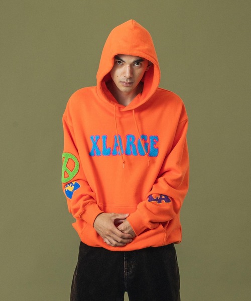 FLOWER PULLOVER HOODED SWEAT（パーカー）｜XLARGE（エクストララージ