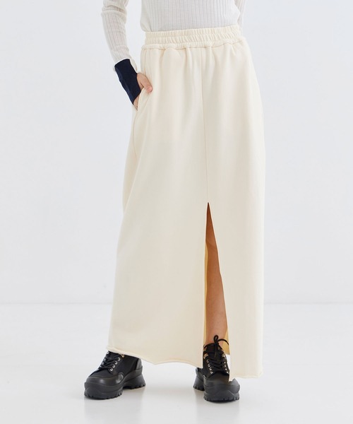 COGTHEBIGSMOKE/コグザビッグスモーク】KATHLEEN FRONT SLIT SKIRT