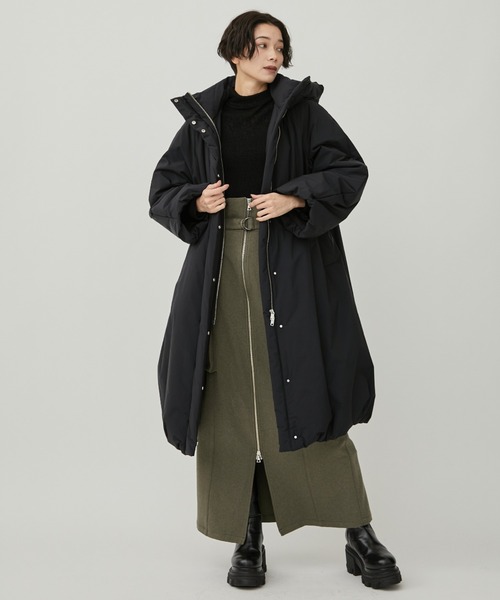 CLANE（クラネ）の「【CLANE/クラネ】BALLOON HOODIE LONG DOWN COAT