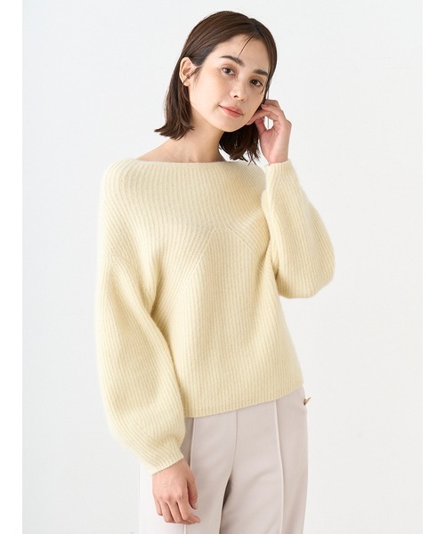 SNIDEL（スナイデル）の「ファーライクオーバーニットプルオーバー