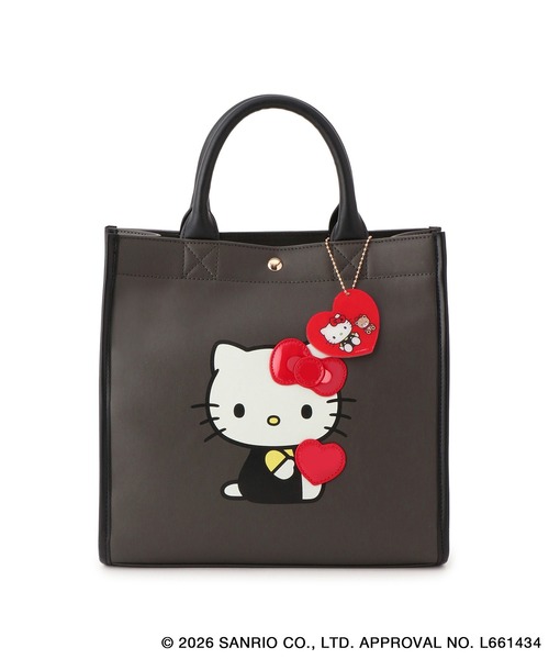 ROPE' PICNIC×ハローキティ】アクリルチャーム付きトートバッグ
