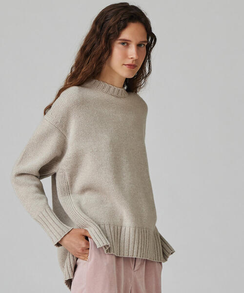 MACPHEE（マカフィー）の「ラムカシミヤ クルーネックプルオーバー