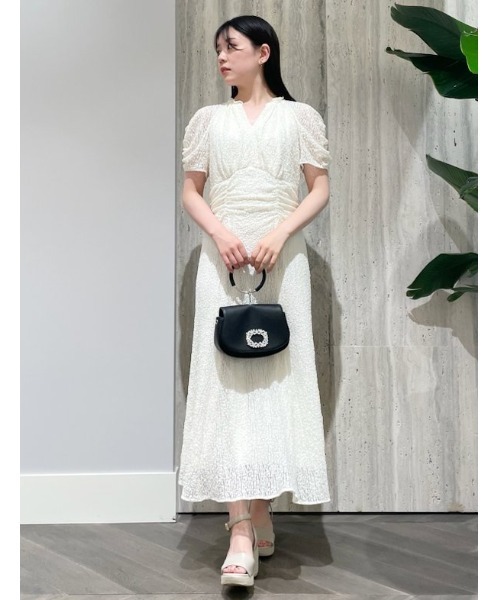 CELFORD（セルフォード）の「ストレッチレースナローワンピース