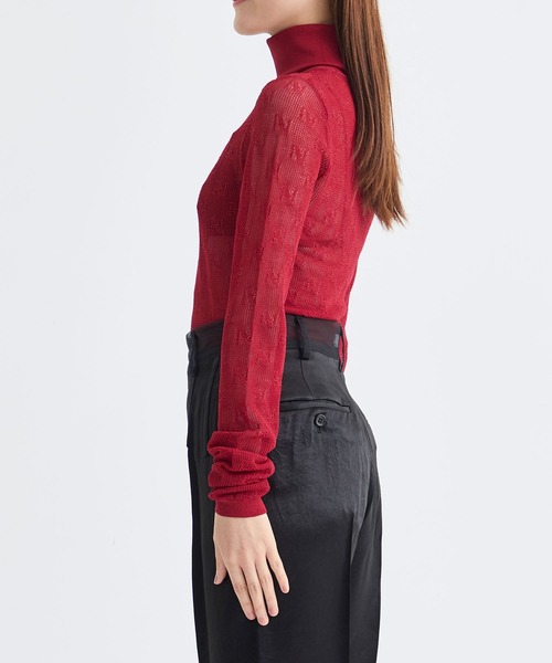 HAENGNAE/ヘンネ】KISHIMEN LOGO KNIT LEOTARD/キシメンロゴニット