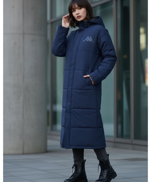 Kappa（カッパ）の「【限定商品】中綿ベンチコート(ロング丈)（ダウン