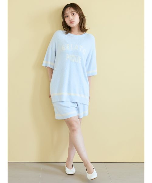 セール】【ONLINE限定】スムーズィートリム半袖プルオーバー＆ショート